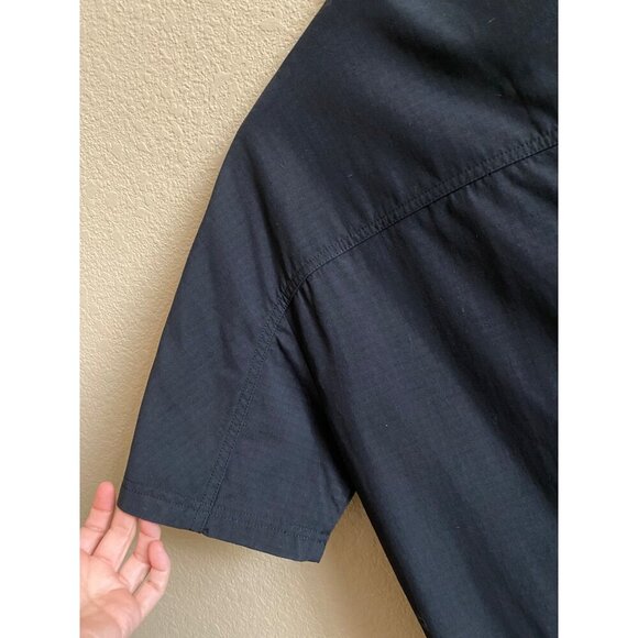 sweaty betty agile boiler suit utility jumpsuit sz small black short sleeve - Picture 7 of 7